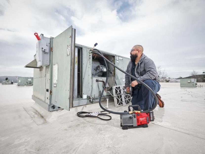 Milwaukee Tool Introduces New Vacuum Pump phcppros